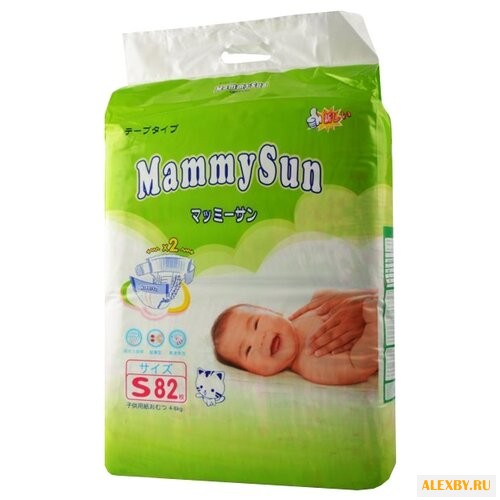 MammySun подгузники S 4-8 кг 82