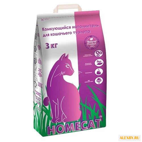 Наполнитель Homecat Комкующийся