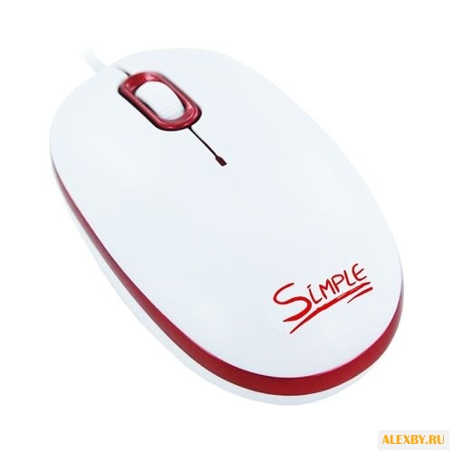 Мышь CBR S1 White-Red USB