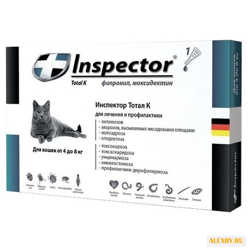 Inspector Капли для кошек от 4