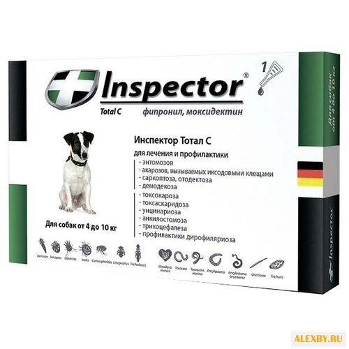 Inspector Капли для собак от 4