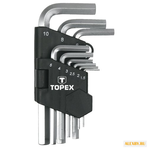 Набор имбусовых ключей TOPEX