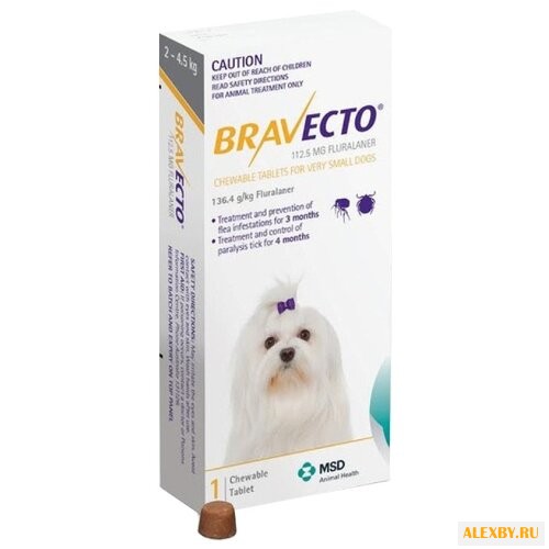 Бравекто MSD Animal Health Для