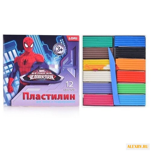 Пластилин LORI Человек-Паук 12