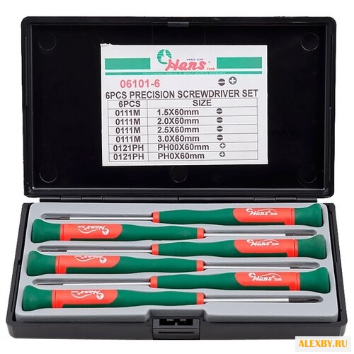 Набор отверток Hans 06101-6