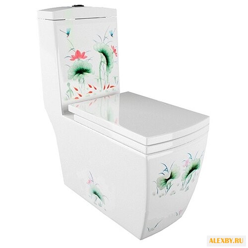 Унитаз Arcus 050 белый мозаика LJ