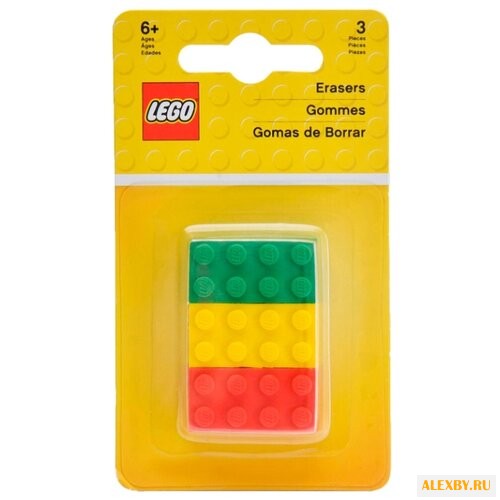 LEGO Набор ластиков 3 шт.