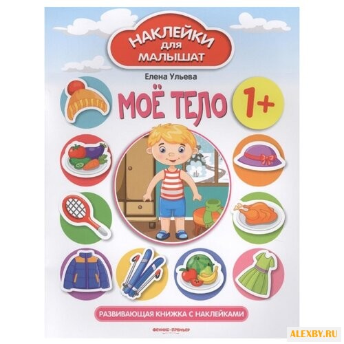 Книжка с наклейками Мое тело -