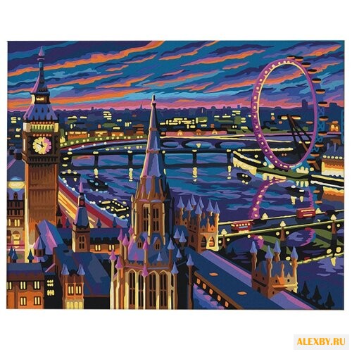 Мосфа Картина по номерам Ночной