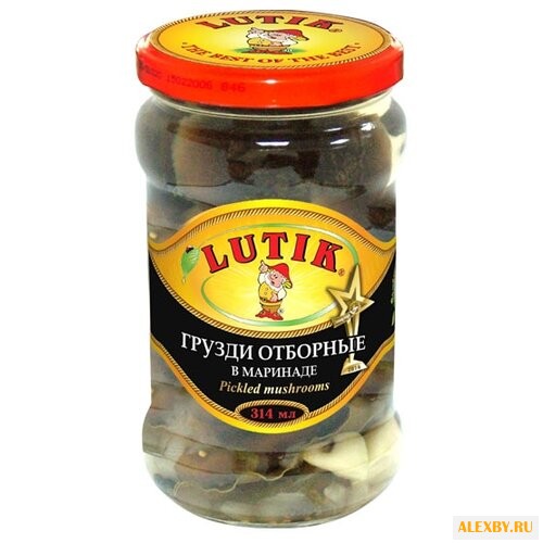 Грузди Lutik маринованные