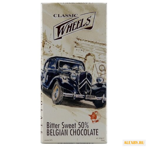 Шоколад Classic Wheels темный