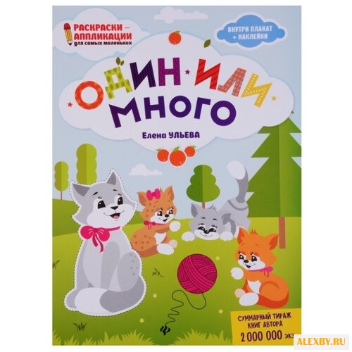 Феникс Книжка-раскраска. Один