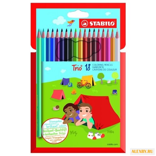 STABILO Цветные карандаши Trio
