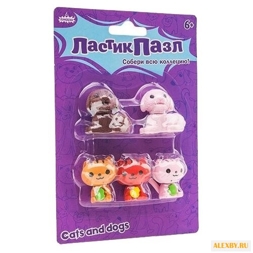 Бумбарам ластик-пазл Домашние