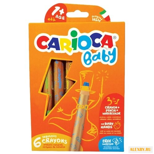 Carioca Восковые карандаши Baby