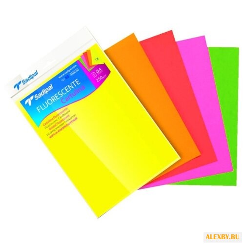 Цветной картон флуоресцентный